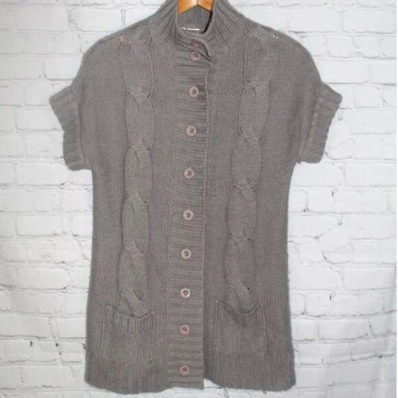 Black Crimson NY Gray Cardigan Size Large - Picture 1 of 13